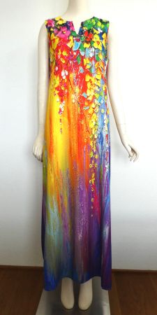 Kleid Maxi Kleid Multicolor neu und ungetragen, Gr. 42