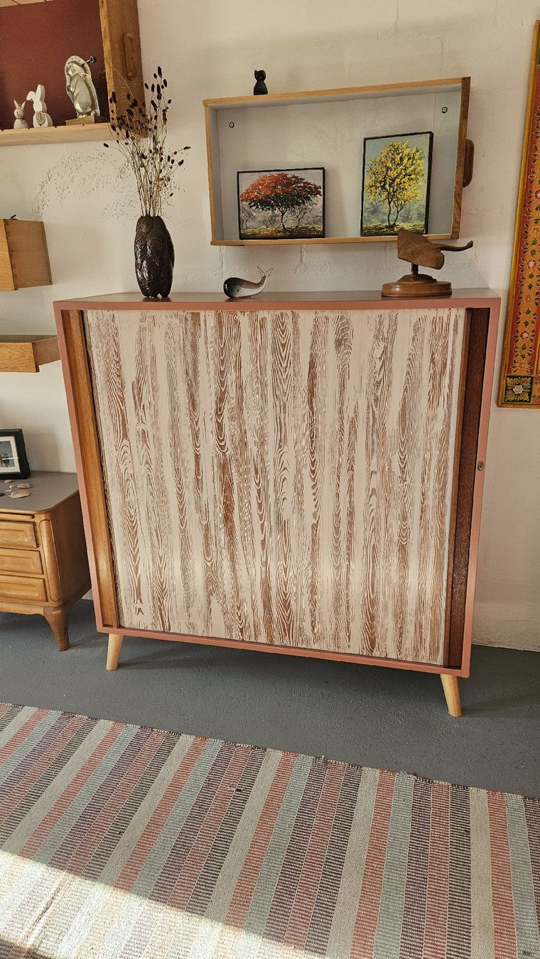 Cassettiere: 70s Upcycled Rolladenschrank  – Usato da Riedt b. Erlen venduto da bluerunner