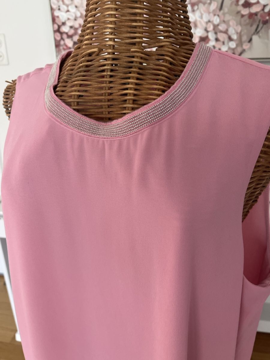 Vero Moda Camicette: Elegantes Top mit Bordure, Vero Moda, L – Usato da Solothurn venduto da Bobesch08