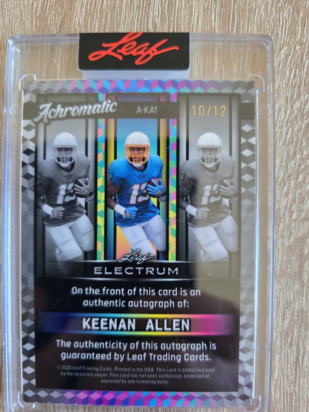 Carte collezionabili: Leaf Keenan Allen Achromatic Auto /12 – Nuovo (secondo la descrizione) da St. Gallen venduto da SaintCity 1