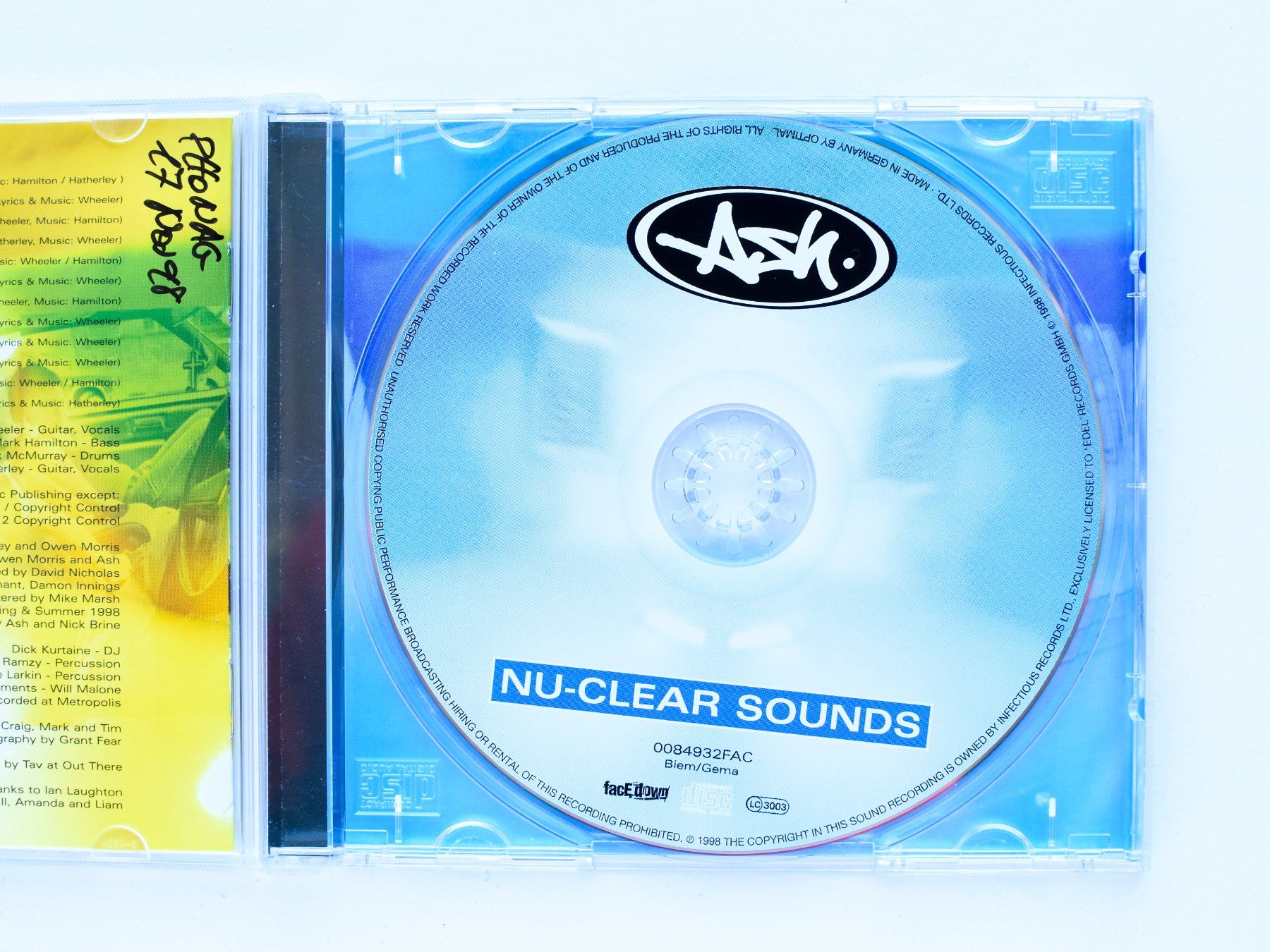 CD: Ash - Nu-Clear Sounds – Usato da Belmont-sur-Yverdon venduto da ag97 1