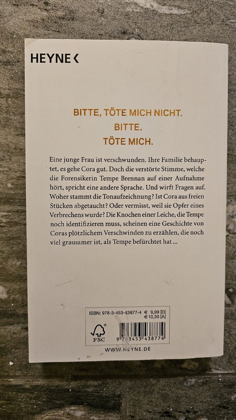 Libri: Kathy Reichs, Die Sprache der Knochen – Nuovo (secondo la descrizione) da Birmensdorf ZH venduto da Phoenyx15 1