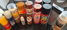 Hobby-Set: Farbsprays, Lacke und Reinigungssprays