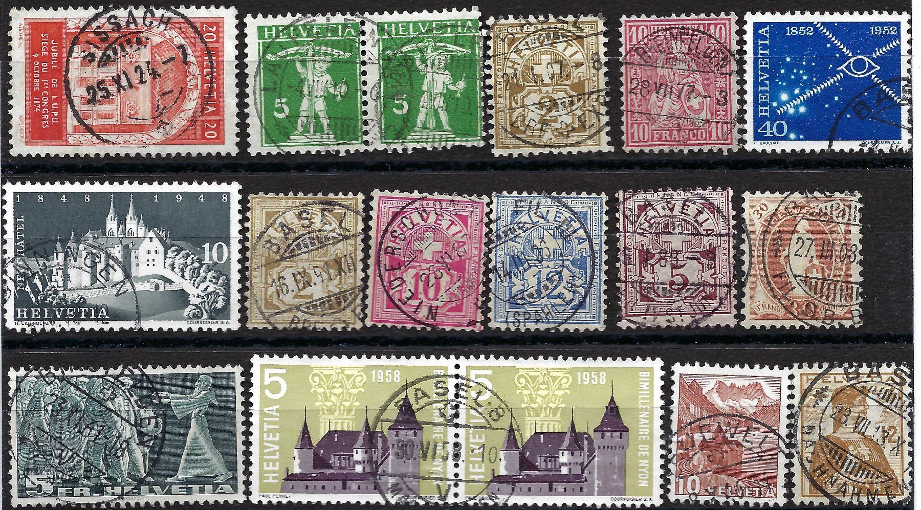 Tutti i francobolli: Schöne Stempel Basel – Usato da Bürglen UR venduto da Tellbike