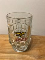 Glas Bier Humpen von Adler Bräu Schwanden