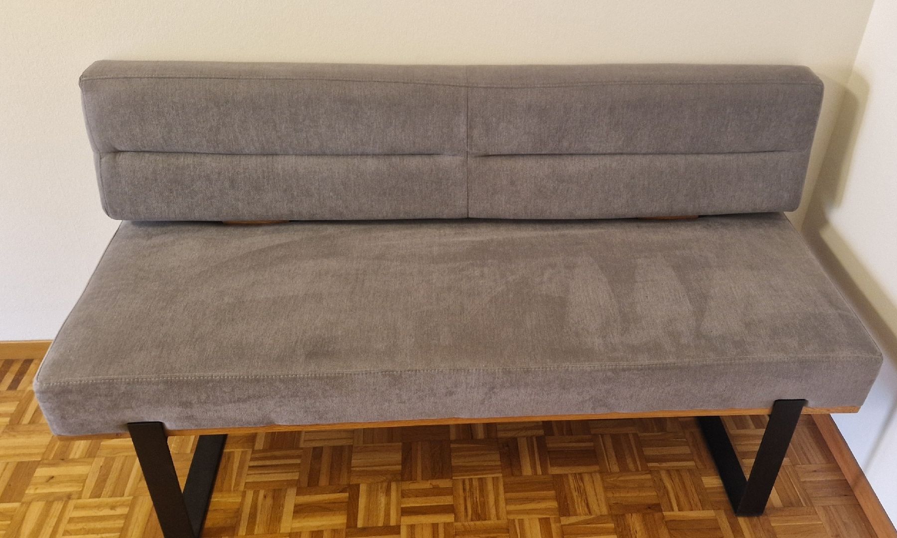 Bänke: Sitzbank, grau, B160cm – Gebraucht aus Zug von Pinche0 1