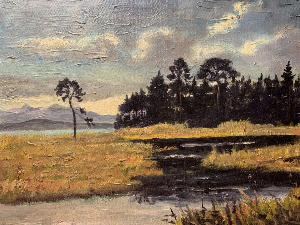 Tableaux: Landschaftsgemälde – Défectueux à Wolfhalden par SecondAntique 6