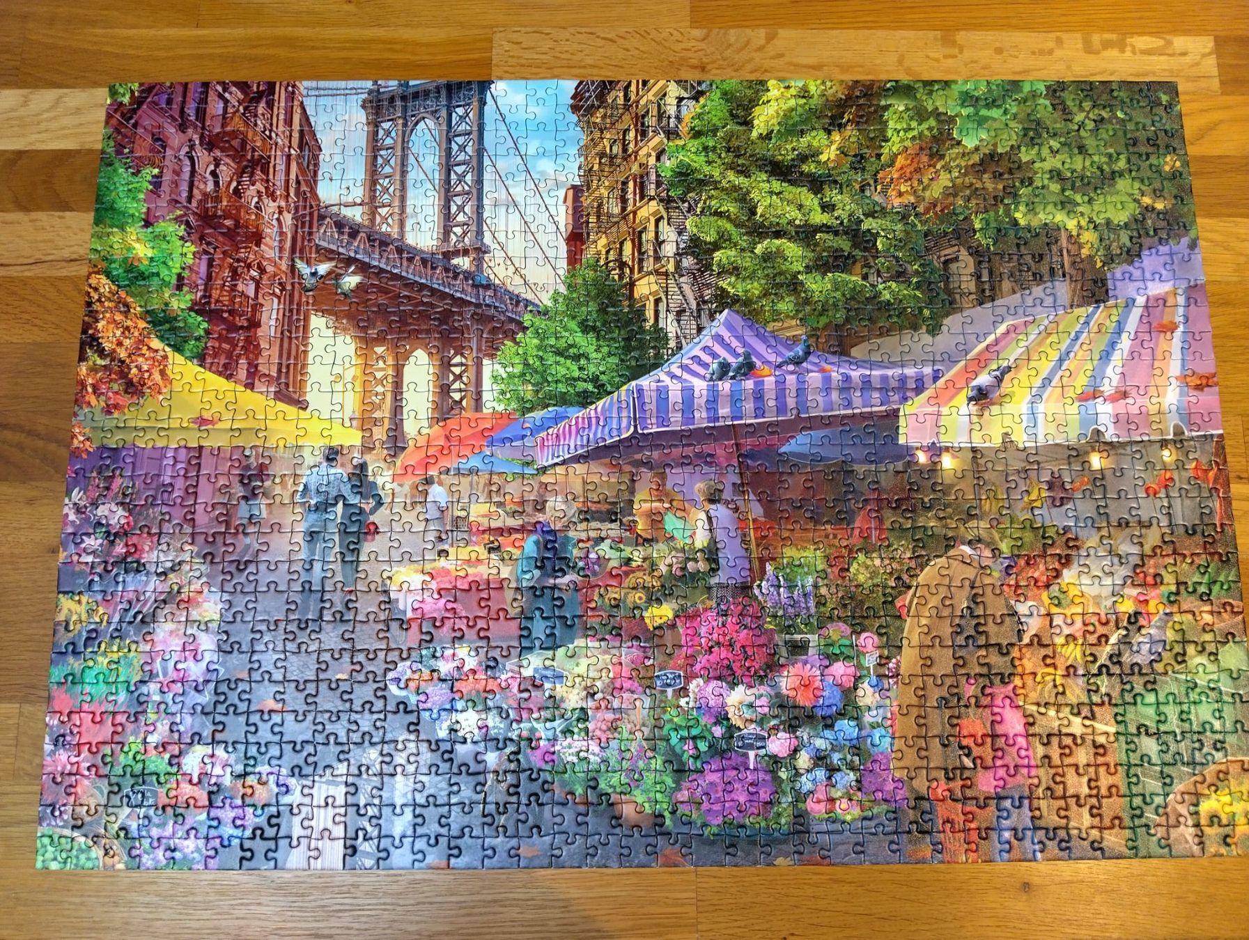 Puzzle: 1000er Puzzle, Bluebird, Blumenmarkt Brooklyn – Nuovo (secondo la descrizione) da Full-Reuenthal venduto da Ilor0309 1