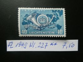 FL 1949 Nr. 227 postfrisch **