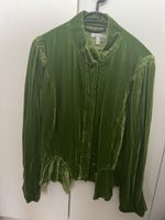 Veste Apart vintage en velours vert pomme