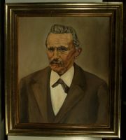 Fr. Kaufmann Männerportrait Oel auf Leinen