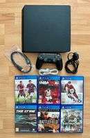 PS4 Slim, Sony Playstation 4, 1000 Gb, 6 games