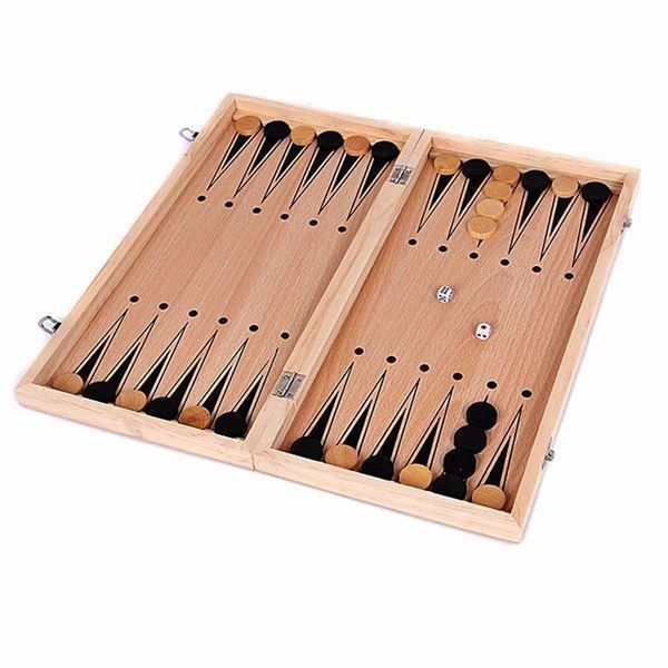 Giochi: Dame- und Schachspiel mit Brett 3 in 1 – Nuovo e nell'imballaggio originale da Châtelaine venduto da topshop.switzerland 1