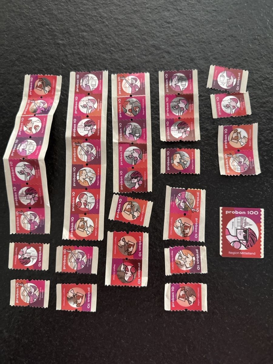 Sammelmarken & -punkte: Probon 10er und 1x 100 – Neu (gemäss Beschreibung) aus Kiesen von Lus1984