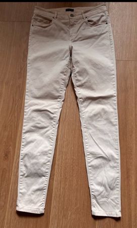 Damen Jeans Skinny Fit Massimo Dutti Beige Grösse 36