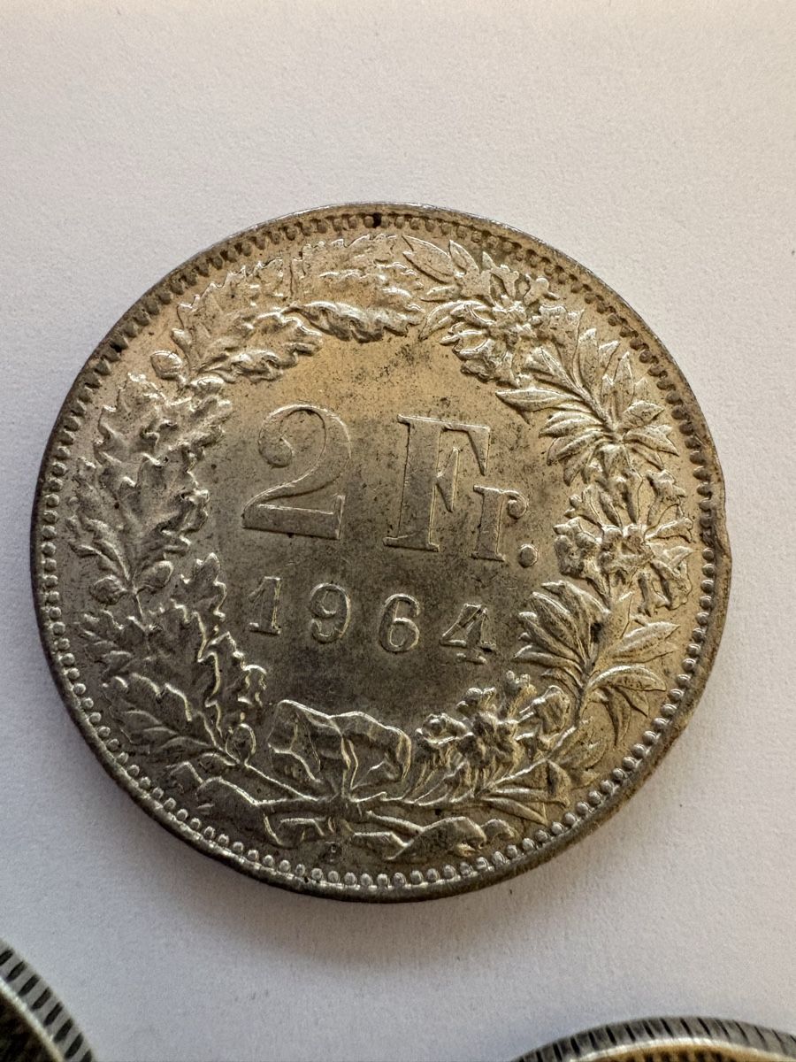 Tutti le monete: 2Fr 1932 1964 1961 – Usato da Murten venduto da Tzaugg 2