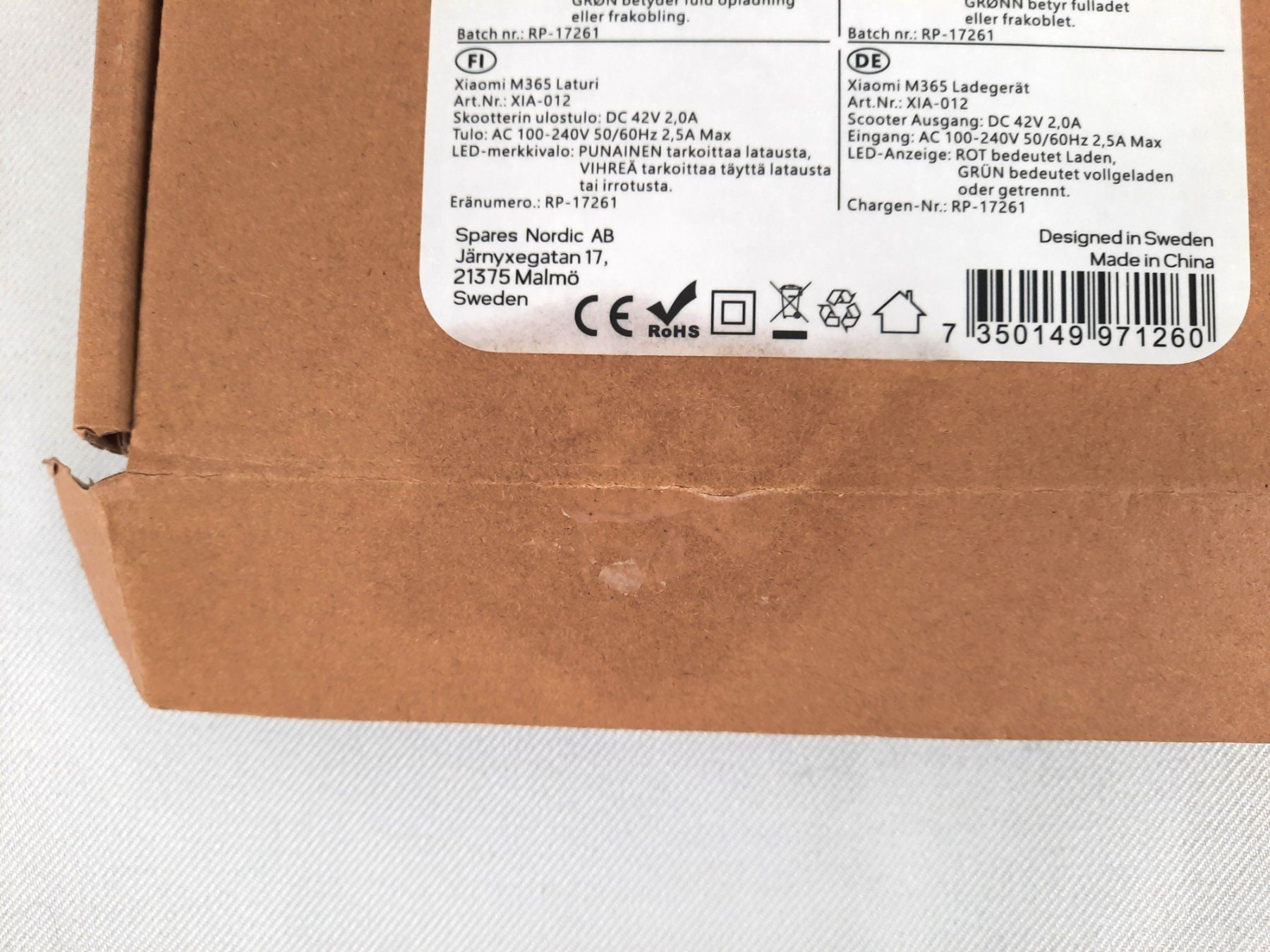 Xiaomi Caricabatterie: XIAOMI M365 Elektroroller Ladegerät – Nuovo (secondo la descrizione) da Beinwil am See venduto da Restwert_Beinwil 1