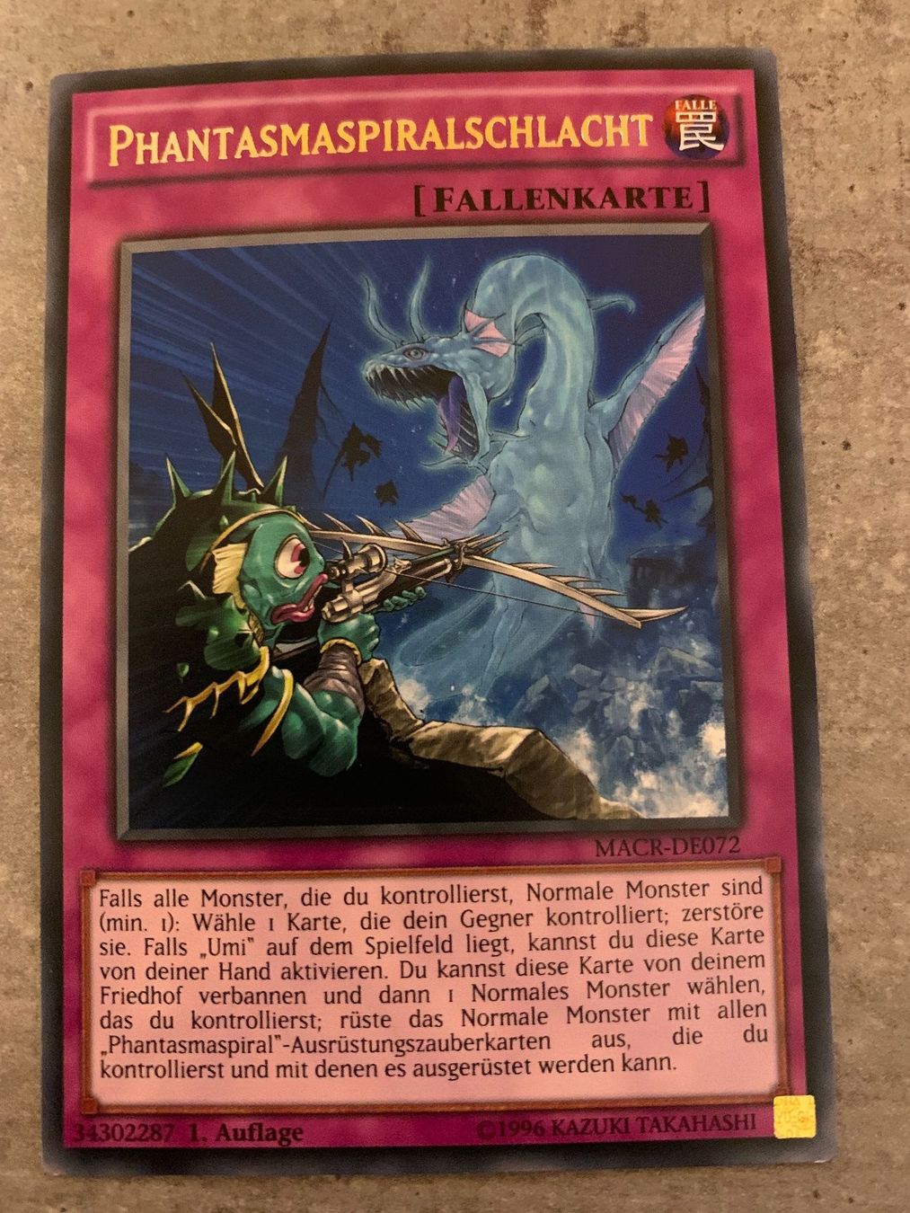 Yugioh Sammelbilder & Trading cards: Phantasmaspiralschlacht, Rare – Gebraucht aus Gränichen von Pauli94