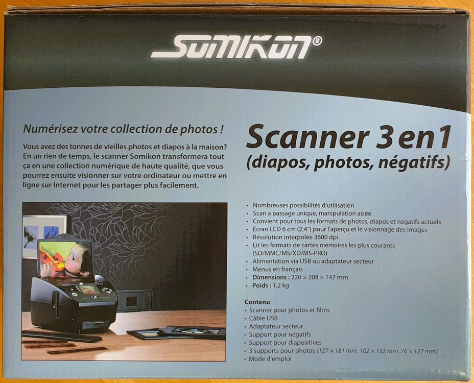 Scanner SOMIKON SD-1310, Für Fotos / Dias / Negative | Kaufen Auf Ricardo