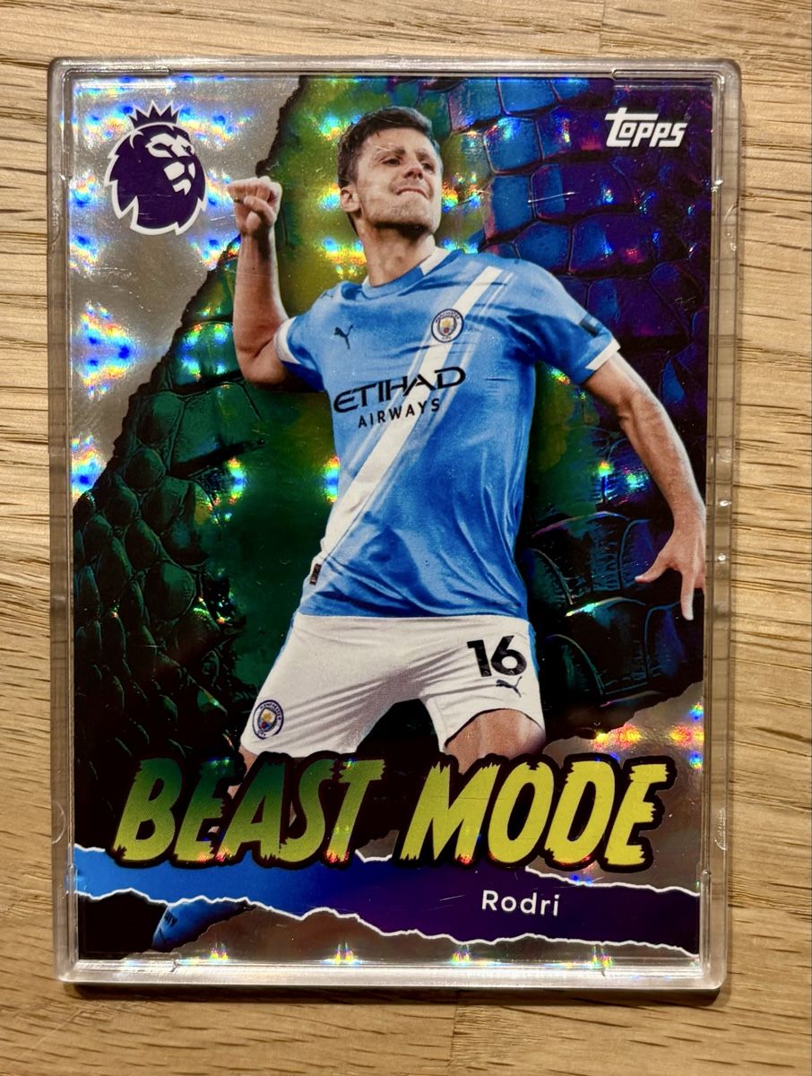 Topps Carte collezionabili: RODRI, Topps PREMIER LEAGUE 2026 – Nuovo (secondo la descrizione) da Bassersdorf venduto da Cincinnati