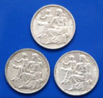 🇨🇭3 x 5 Fr. CH-Gedenkmünzen Silber 45 Gramm