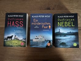 3 Klaus-Peter Wolf Krimis Ostfriesen Set Taschenbuch