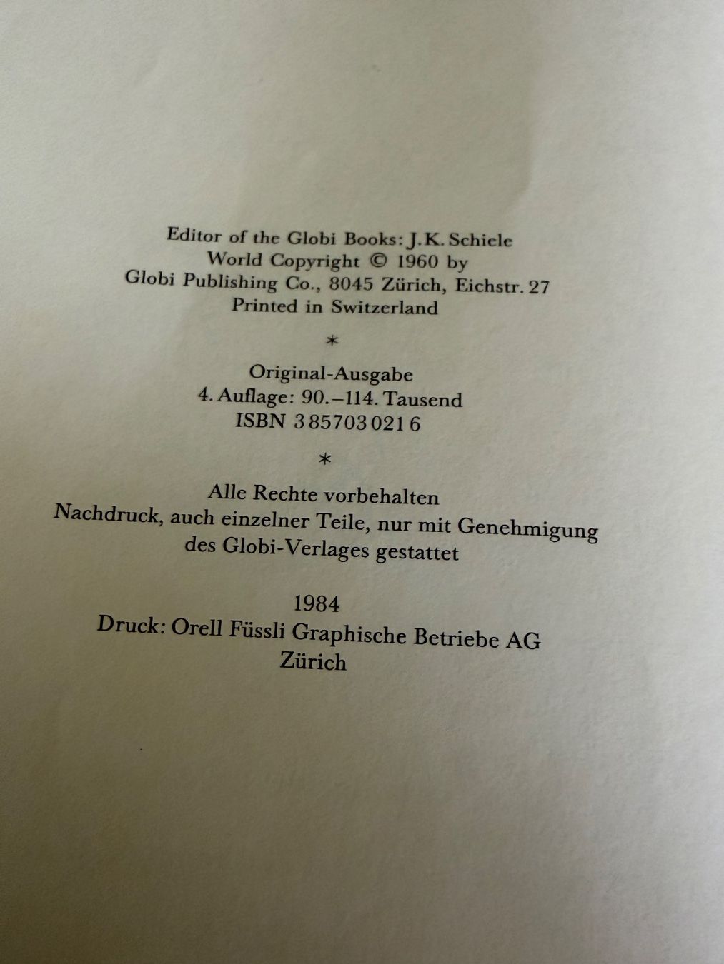 Libri: Globi's toller Tag -4.Auflage von 1984 – Usato da Zäziwil venduto da meri79. 1