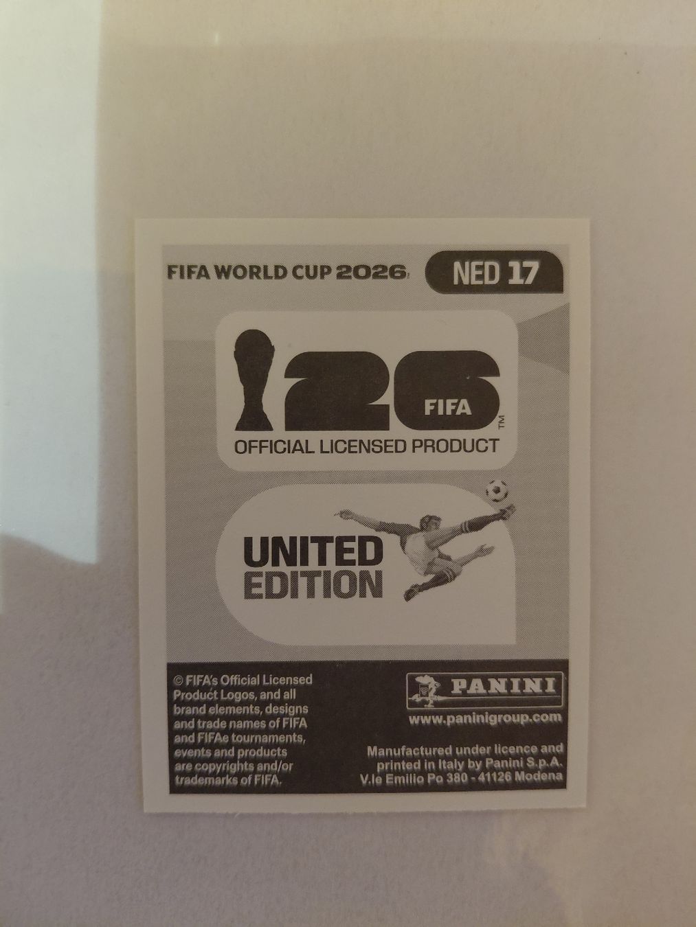 Panini Carte collezionabili: Sticker panini 2026 NED 17 – Nuovo (secondo la descrizione) da Ovronnaz venduto da Ma-94-hey 1