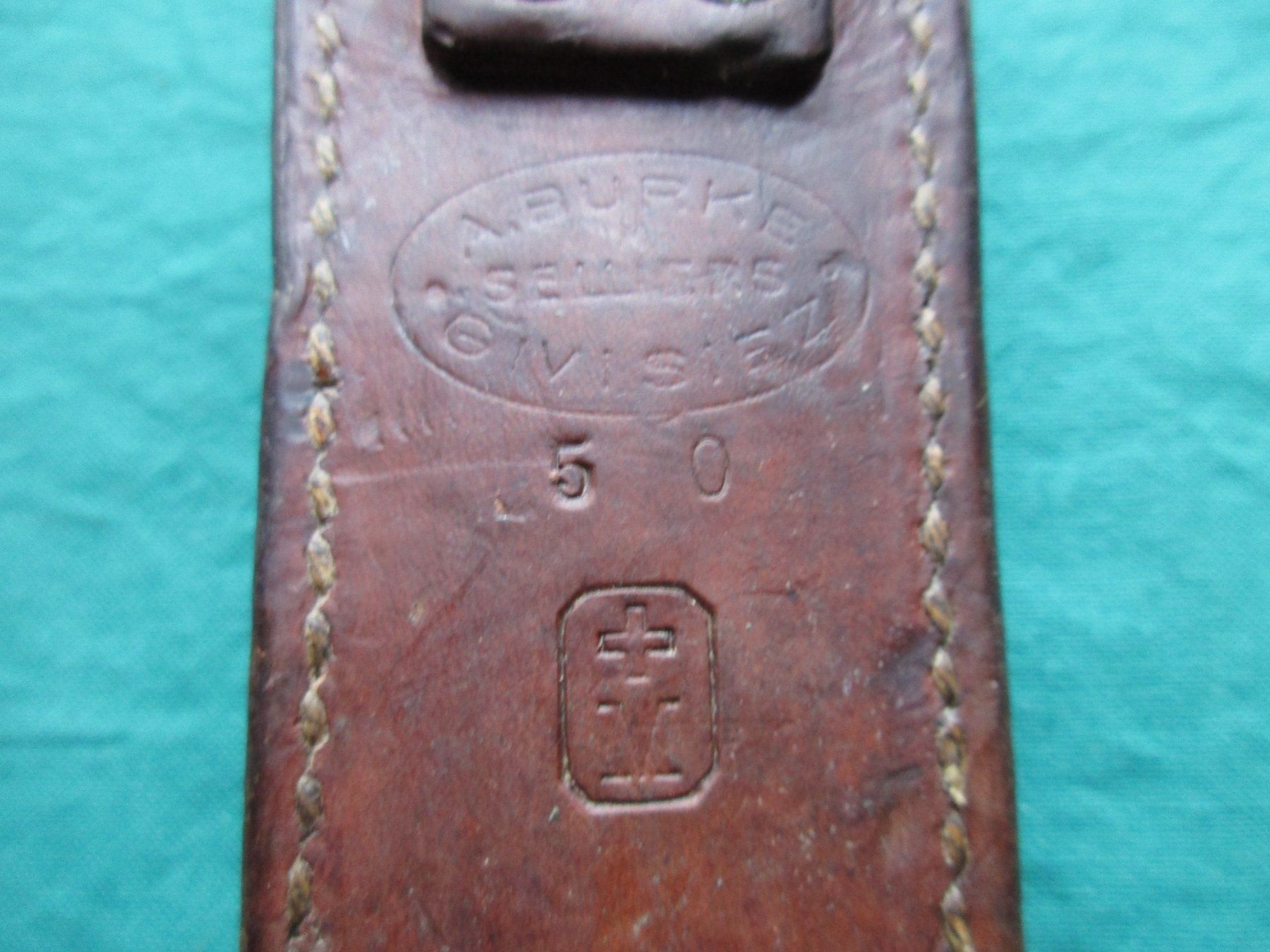 Schweizer Armee Armi bianche: Futteral zu Schiessbecher 1950 – Usato da Bowil venduto da vifi01 4