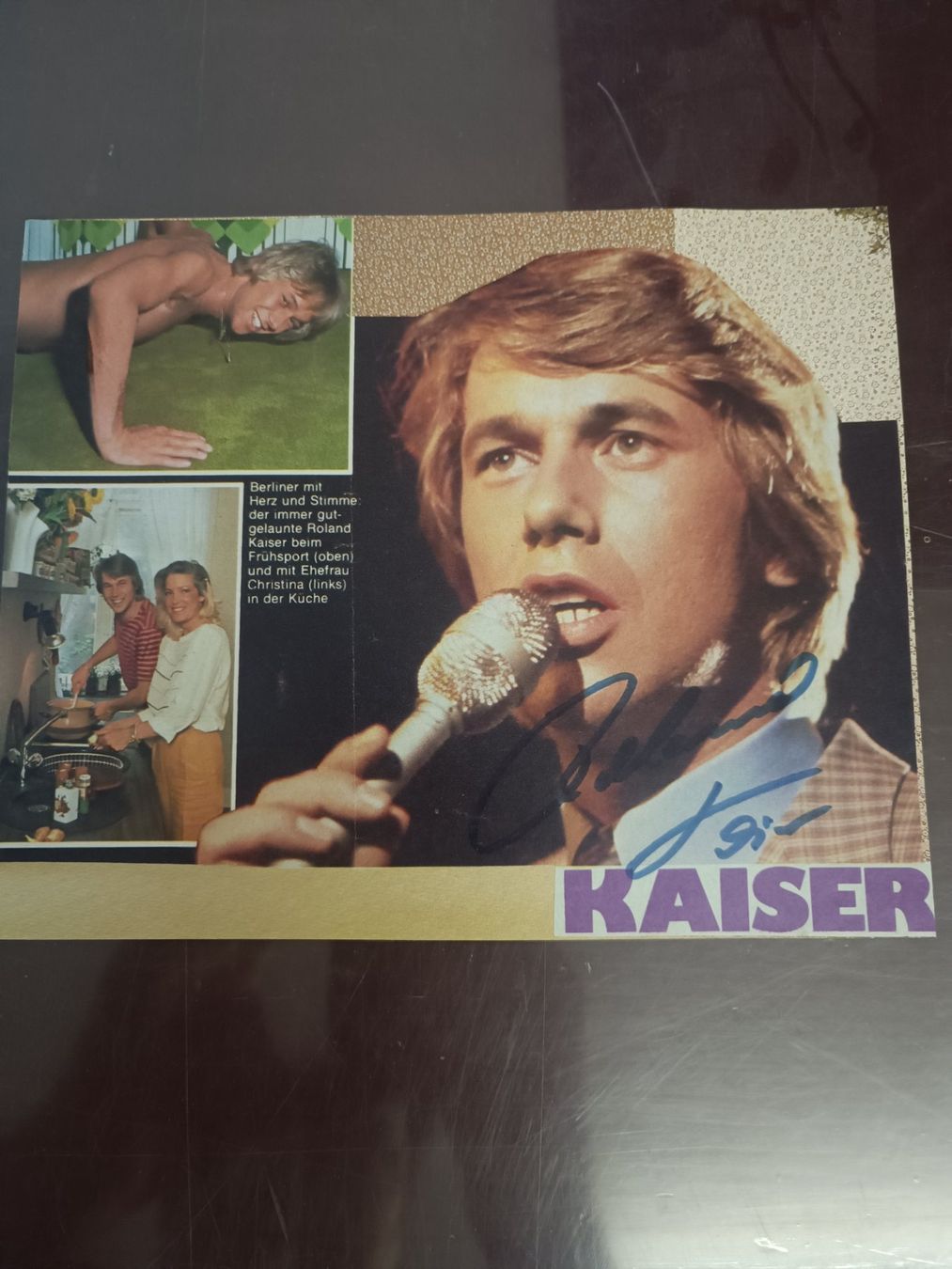 Autografi: Show Set - 5x handsigniert - 80er Jahre – Usato da Menziken venduto da Artographs 1