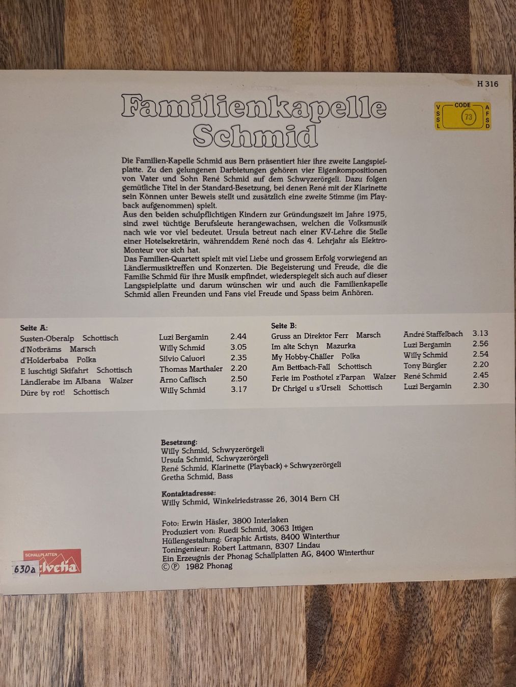 Dischi in vinile: Familienkapelle Schmid – Usato da Jegenstorf venduto da AloeVera19 1