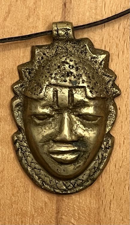 Bronze Afrikanischer Anhänger, Halskette, Handarbeit, Ethno | Kaufen ...