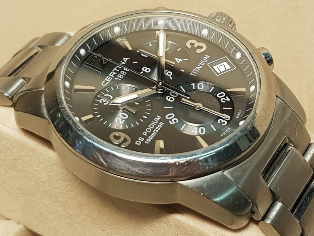 Certina Orologi: Certina DS - Podium Titan Chronograph – Usato da Schöftland venduto da Topdeal4 5