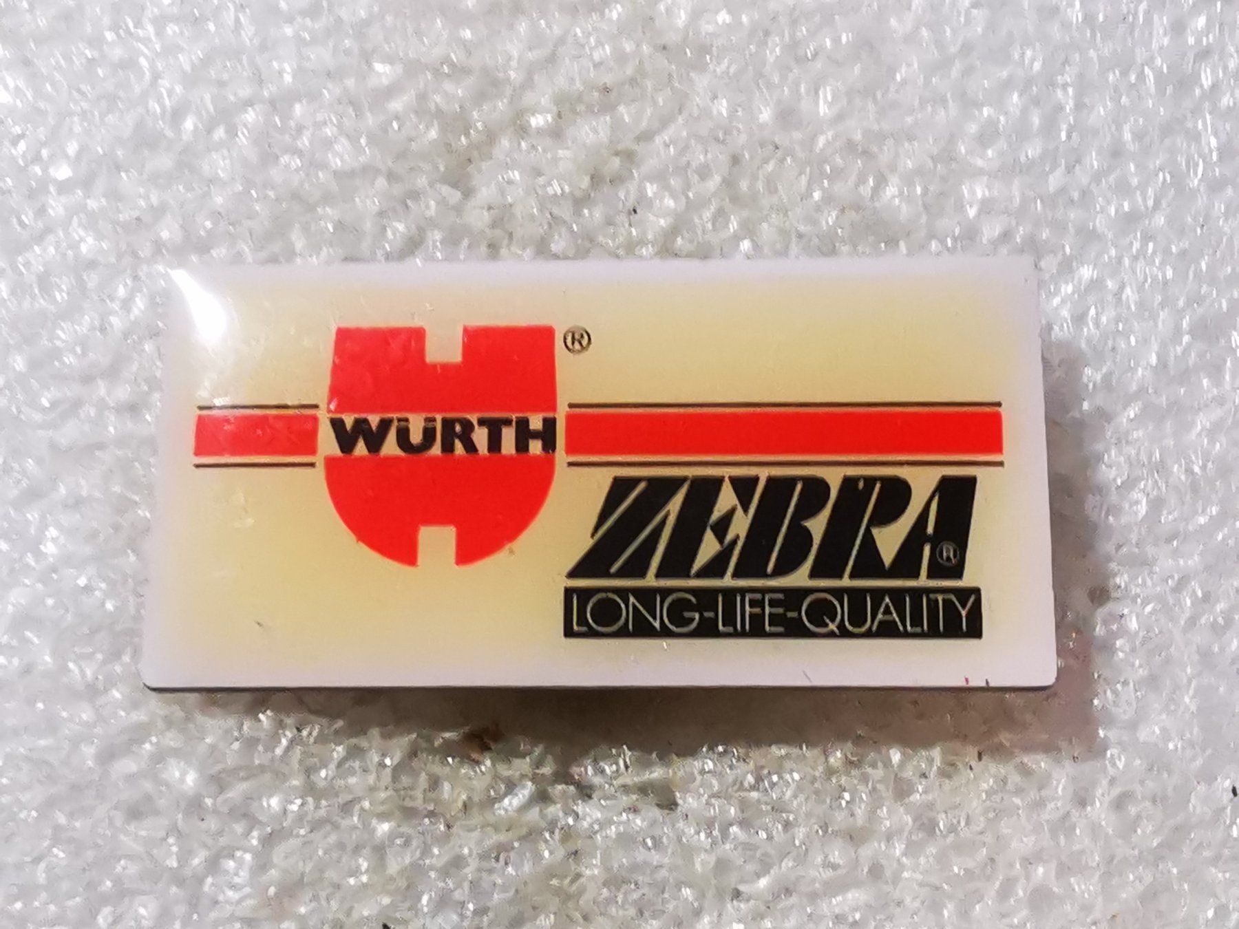 Placchette & Badge: Ansteckpin 101: Würth Zebra – Usato da Oppligen venduto da Pin-Fall-Shop