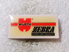 Ansteckpin 101: Würth Zebra