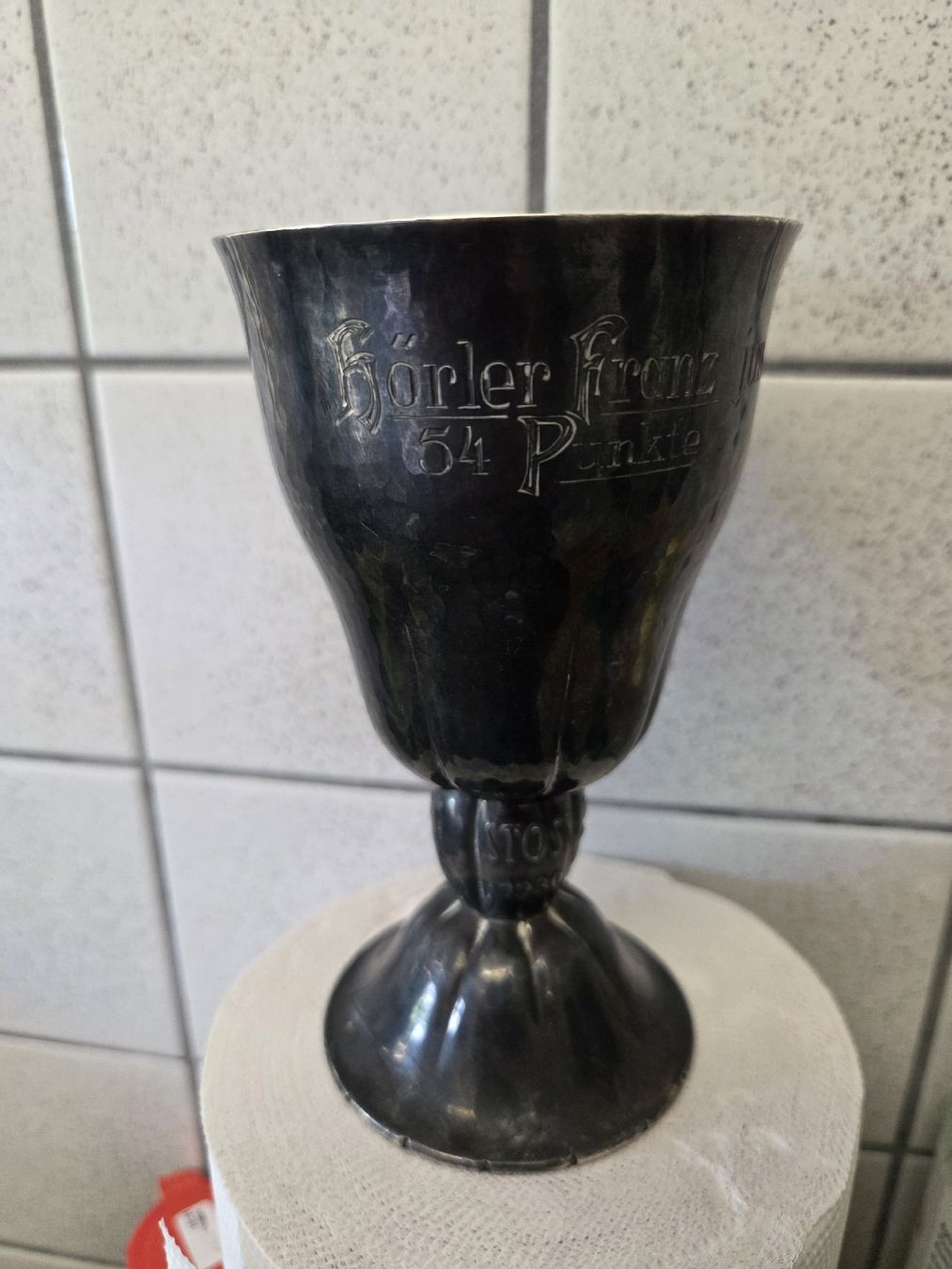Jezler Altre raccolte & rarità: Jezler Silber Schützenbecher Stoss 1930 – Usato da Dietikon venduto da Allegra34
