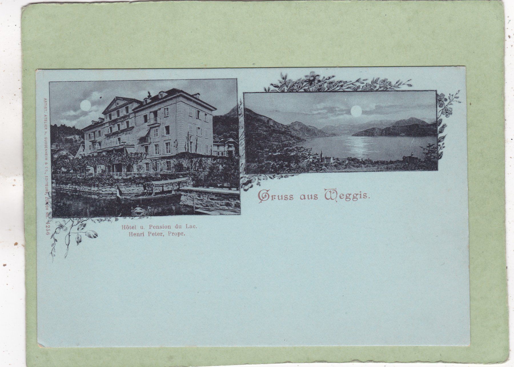Cartes postales: Weggis  Hotel u Pension du Lac – D'occasion à Herisau par Lisegrat2008