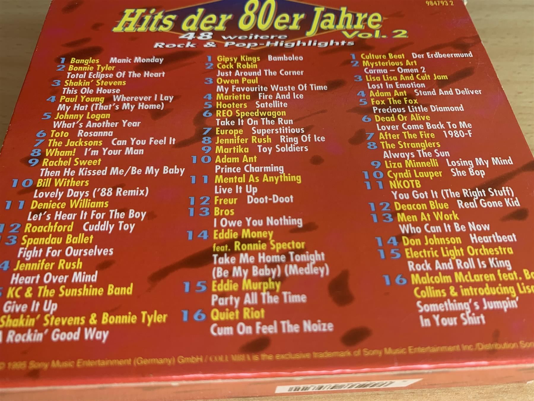 CD: Hits Der 80er Jahre - 48 Weitere - 3 CD – Usato da Rikon im Tösstal venduto da Alpenmutz 1