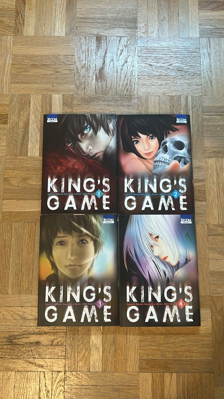 Fumetti: Manga KING'S GAME, vol 1-4 – Usato da Genève venduto da katjaingeneva