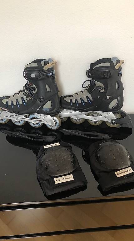 Patins à roul. & inline: Inline patins à roulettes – D'occasion à Neuchâtel par mas_62j5