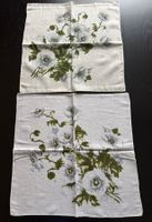 2x Stofftaschentücher mit Blumenprint, Frühlingsdeko