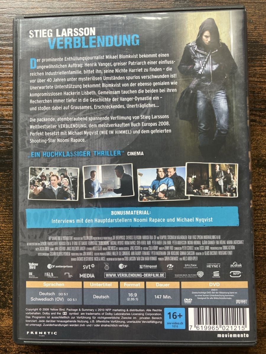 Alle DVDs: Verblendung DVD – Gebraucht aus Glarus von Jhuber78 1