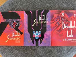 Philippe DRUILLET Salammbô tome 1 et tome 2 + Delirius