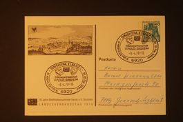 1978 Postkarte Deutsche Bundespost