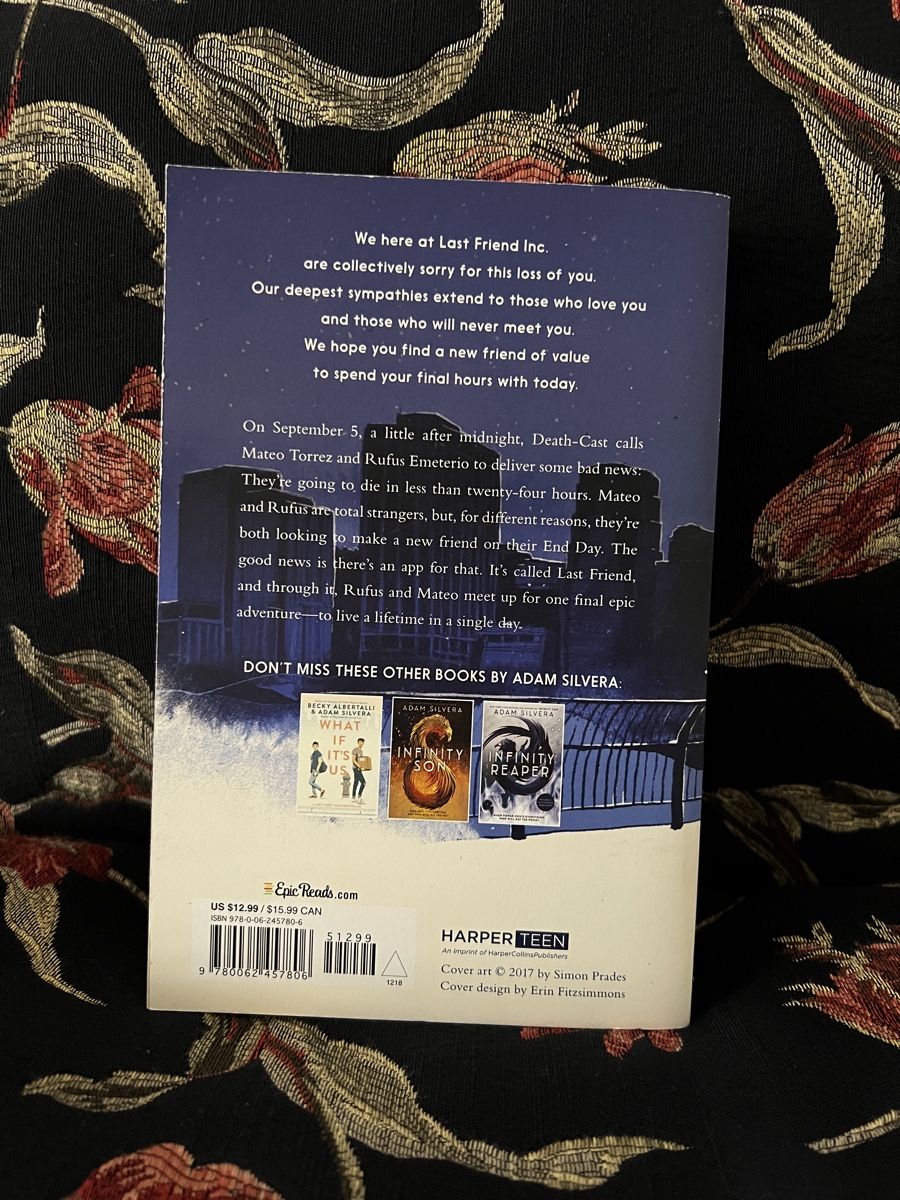 Libri: They Both Die at the End by Adam Silvera – Nuovo (secondo la descrizione) da Bern venduto da liv_5zg7 1