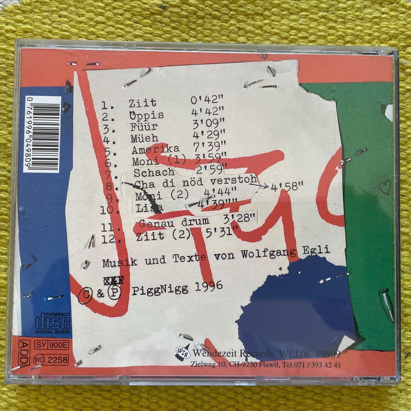 CDs: PIGGNIGG-AMERIKA – Gebraucht aus Rorschacherberg von CD-Roli 1