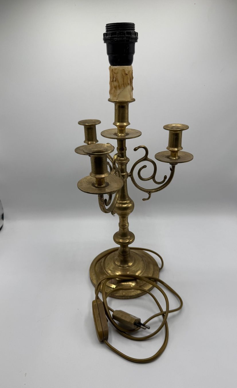 Bougeoirs: Messing Lampe / Kerzenständer Lampe – D'occasion à Sachseln par BONATI01 3