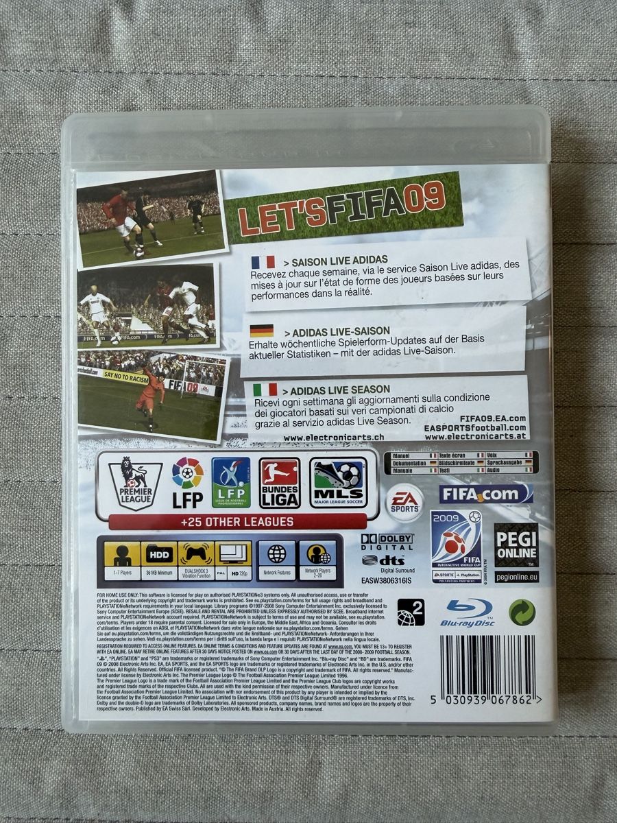 Sony Giochi: FIFA 09 für PS3 – Usato da Thunstetten venduto da Virus_33 2