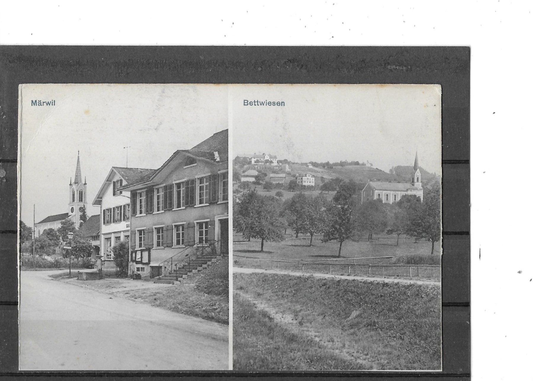 Cartoline postali: TG Märwil und Bettwiesen – Usato da Schocherswil venduto da Wilare