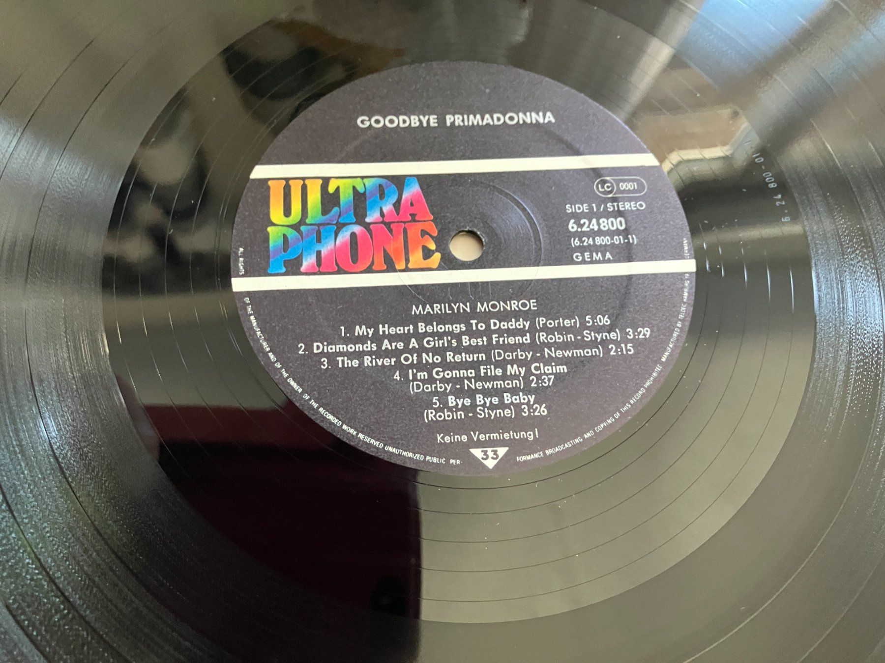 Dischi in vinile: Marilyn Monroe – Usato da Aarwangen venduto da Jukebox3 5
